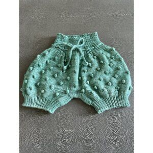 Misha & Puff Celadon Popcorn Bloomers 2/3 VGUC